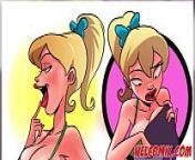 Learning with her girlfriend - The Naughty Home Tittle 5 from sex toon