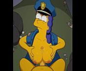 Officer Marge (Sfan) from 2d simpsons hentai