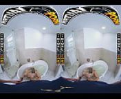 VIRTUAL PORN - Blonde PAWG Kali Roses In VR For The Win from bathroom video the great kali sex