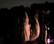 Sandra Shine and Eve Angel by the pool in the moonlight- Viv Thomas HD from sandra pool nude