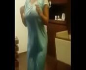 Indian wife dance from aunty dance in item song