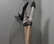 Wet white socks and high heels in shower. from www xxx video hoge boobshanki sex xxx