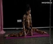 Tamara Neto hot Russian blackhaired gymnast from tamara with out dress