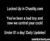 Stuff your useless cock in this chastity device from elwebbs art forum stuff 100