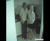 Office slut is fucked in the staff room from boss fuck staff in room