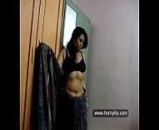 indian babe lily in traditional sari playing with big boobs from big indian boobs