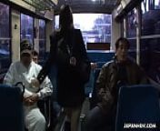 Bus hijackers have their way with the cute Asian student from japanes bus com