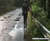 Shiny wife in wellies, part 2 from sexy rubber jacket sound