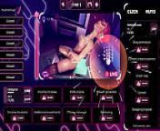 SEX room 2 [ HENTAI Game PornPlay ] Ep.1 naughty cam girl masturbates with HUGE DILDO ! from hentai girl masturba