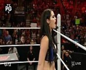 Nikki Bella vs Paige. Raw 6 1 15. from 6 vs 15 sex 3gpan aunty 69 fucking com