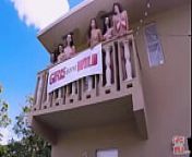 Bambi Comes On the Balcony from hailey rose public balcony sex with busty latina teen in vegas