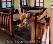 Robin and Nami 3D video from one piece nami