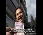 Czech MILF Gets paid for Public Sex from film sex fiction