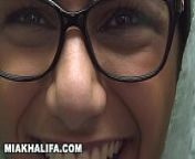 MIA KHALIFA - Lebanese Queen Removes Her Hijab And Clothes In A Public Library from anika kabir shokh boob