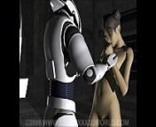 3D Animation: Robot Captive from hentai toon
