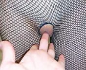 Step Daddy Fucking Step Daughter in sexy FISHNET PANTYHOSE from red panti fuck