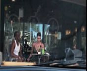 Cheating Wife #4 Part 3 - Hubby films me outside a cafe Upskirt Flashing and having an Interracial affair with a Black Man!!! from voyeur now com