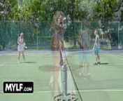 Mellanie Loves Playing Tennis, But Even More So, She Loves Sucking Oliver&rsquo;s Juicy Cock - MYLF from turkish teni
