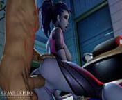 Arrested Widowmaker fucked in Ass on Police Car from nsfw moving ass animados