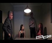 Two Police Officer stepDad's Pull Over Teen stepDaughters Izzy Lush And Scarlett Mae For Stealing Car Decide To Swap Fuck Them In Interrogation Room Part 2 from scarlett may