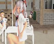 Love Me If You Can MMD R18 featuring Prinz Eugen and Kashima KanColle from mmd giantess vore reuploads