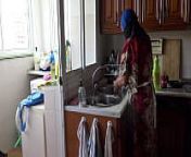 I shocked this muslim cleaning maid by telling her to clean my asshole!!! from muslim borka para sex