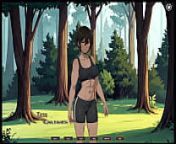 Tomboy Sex in Forest [ HENTAI Game ] Ep.3 outdoor creampie my GF at the beach ! from telugu forest outdoor sex