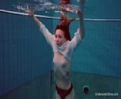 Underwater swimming babe Alice Bulbul from kumkum bhagya bulbul andffy nipples
