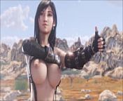 Final Fantasy 7 Rebirth (FFVII Rebirth) ENF CMNF MMD: Tifa Lockhart Pulls Up Her Top To Show Off her Huge Tits | bit.ly/3Uh8Ds from tifa