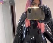 My First Male To Latex Girl Crossdressing Experience from male doll use female