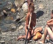 Awesome nude beach babes compilation from teen nudistes