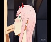 Zero Two Darling in the Franxx Hentai from waifuhub zero two darling in the franxx having wild sex in a porn castin