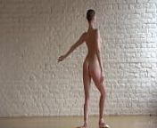 Lovely Ballerina Annett A Performs A Classic Nude Ballet Routine from rotina young tity