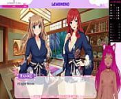 VTuber LewdNeko Plays Lewd Idol Project Hot Springs Part 2 from hentai game idol