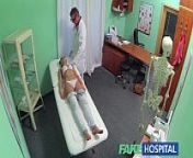 FakeHospital Nynpho brunette teen is back in the doctors office from doctor teens
