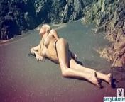 Playboy model Kristen Nicole nude on beach from ams model nude 1