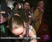 Horny Party Girls Drop Their Pants & Spread Their Pussies from mardi gras nude