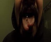 forked and pierced tongue from hot sexy hot black toung french kissing boy