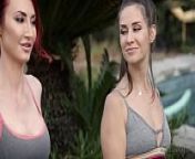 Four lesbians trying acro yoga NAKED! # Vanessa Veracruz, Cassidy Klein, Alix Lynx and Kendra James from 007 james bond xxx videosngla teen girl porn