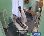 FakeHospital Sexy British patient swallows doctors advice from english doctor and nurse sex