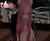 I love TEASING you with my GIANT CAT GIRL TITS!!!! SEXY VTUBER TITTY FUCK!!!! from little miss world 3d hentai