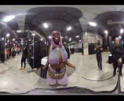 Sexual Chocolate gives me a body tour at EXXXotica NJ 2021 in 360 degrees VR from tour pelo corpo