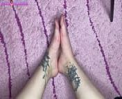 Foot Massage with Cream Closeup - Foot Fetish from 嘉祥县上门足疗按摩 微信【wkm89789】 btw