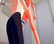 Naruto Yaoi - Naruto x Sasuke Handjob, Blowjob, Anal and cum inside in the Toilet from gay toilet slave manga