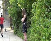 Cute british teen Laura is hot, horny and in public from public strips