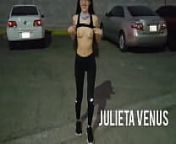 Julieta venus flaquita de Hermosillo topless en estacionamiento saliendo del gimnasio from venus angelic topless