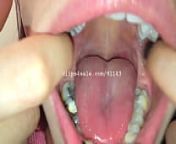 Indica's Mouth Video 3 Preview from allanah long tongue