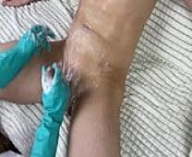 Nurse cleans my cock until cum pours off my cock from isti sexbali