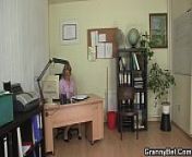 Office sex with lovely old women from mature women sex friend