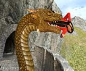 Vore Chinese Dragon Eats Tourist Feet First from feet first anal vore
